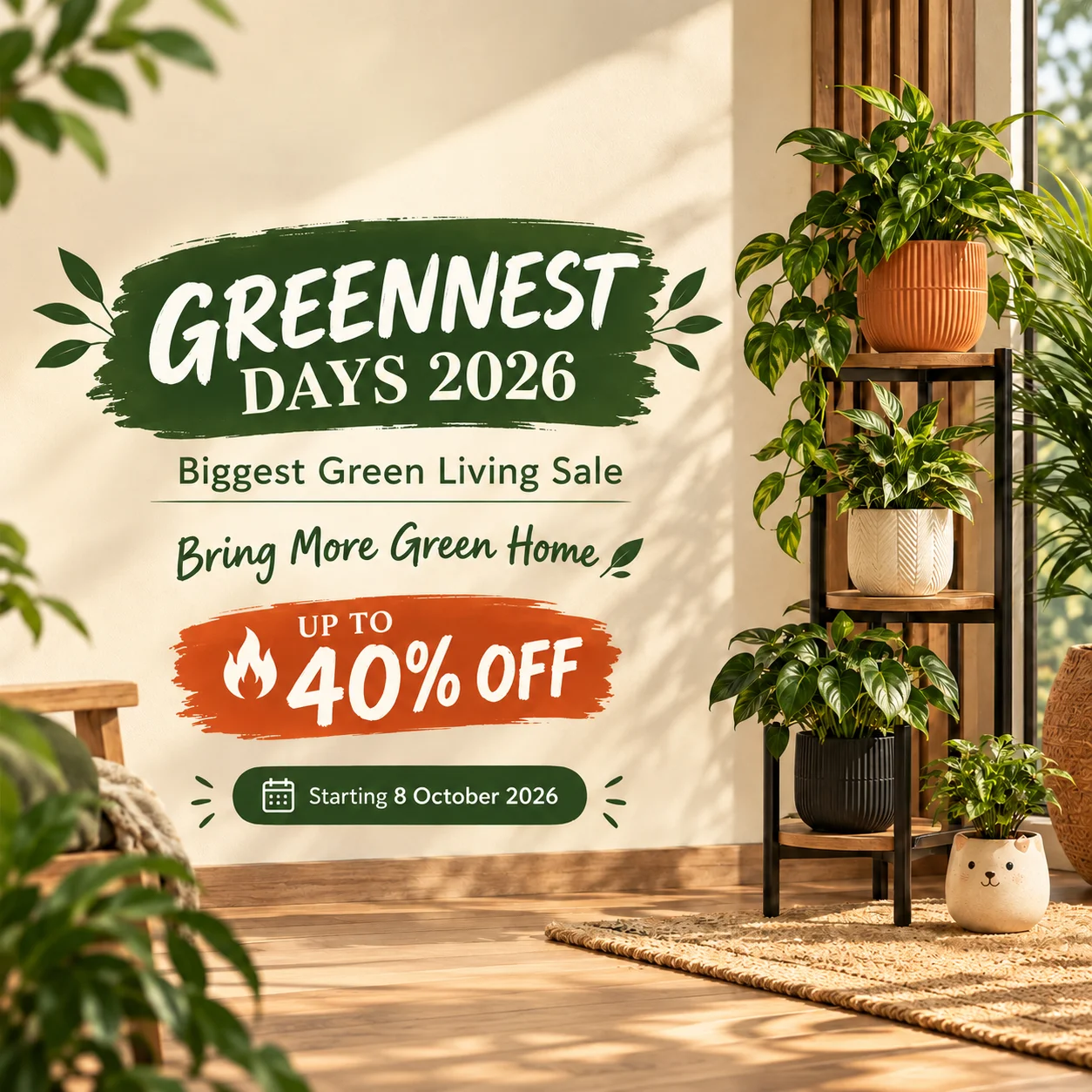 KesariNest's Biggest Green Living Sale